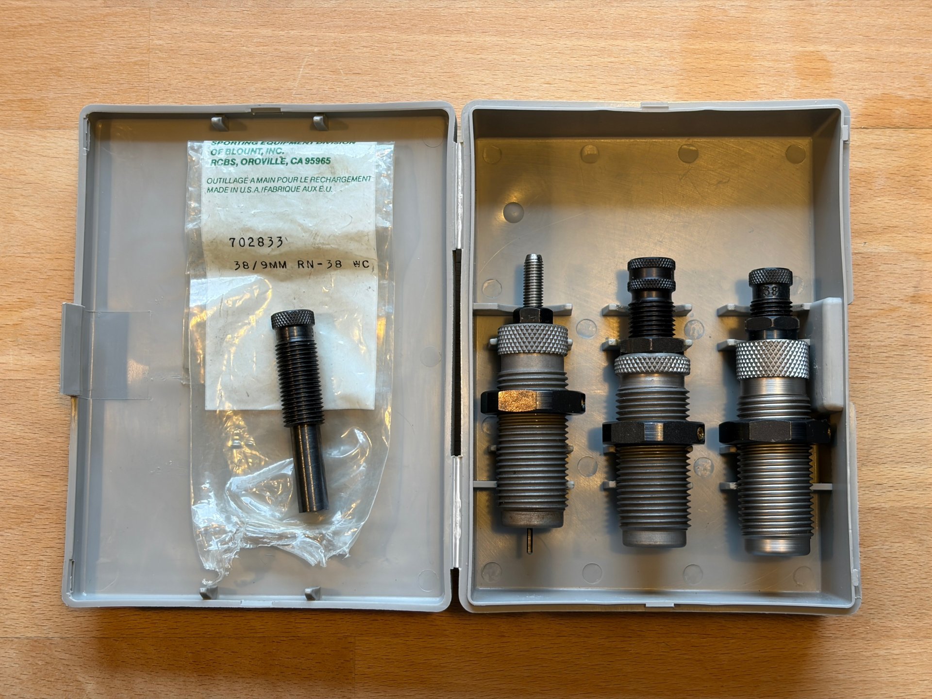 RCBS 3-teiliges Hartmetall Taper-Crimp-Set 357 MAG/38 Spec. Nr. 18215 – Bild 2