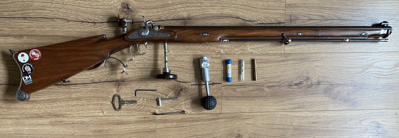 Greuling Scheibenbüchse .45 Lothar Walther L&R Diopter – Bild 2