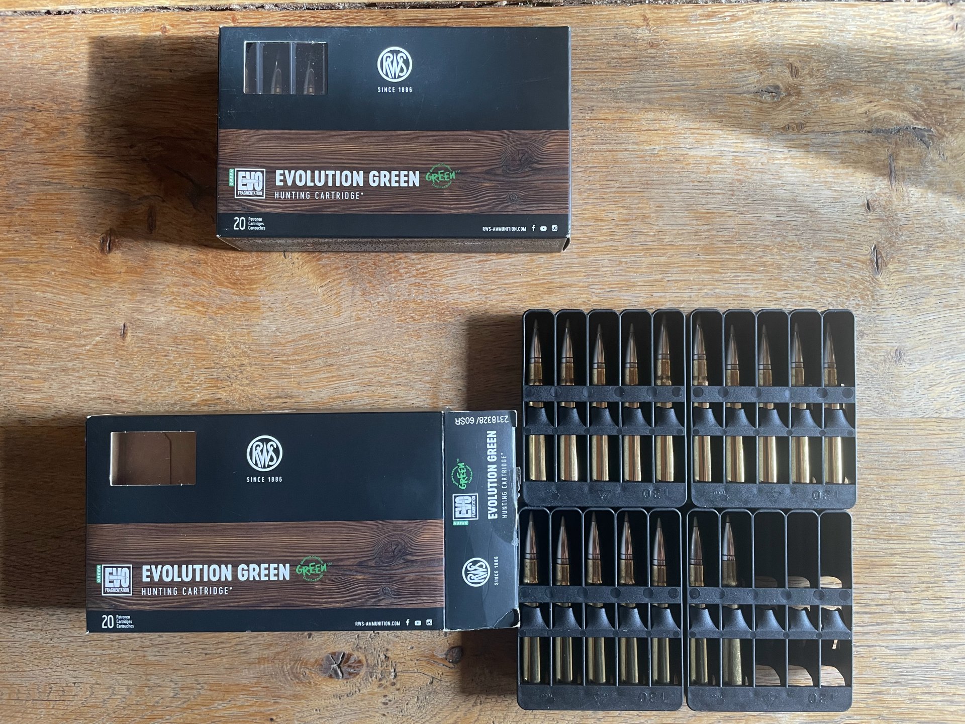 RWS 9,3x62 Evolution Green 11,9g/184grs. - 37 Jagdpatronen – Bild 3