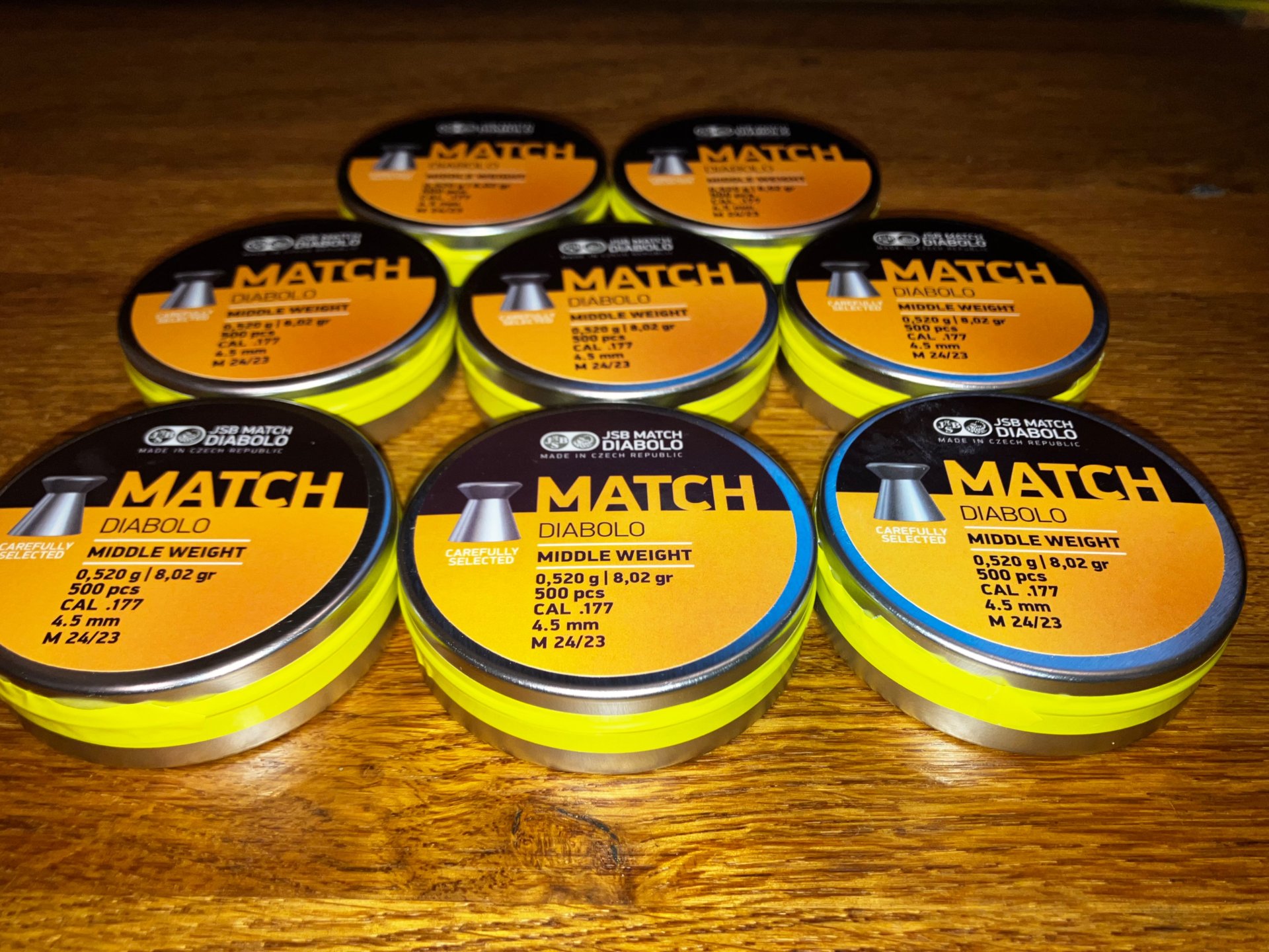 JSB Match Diabolos 4,5mm 0,520g – Bild 1