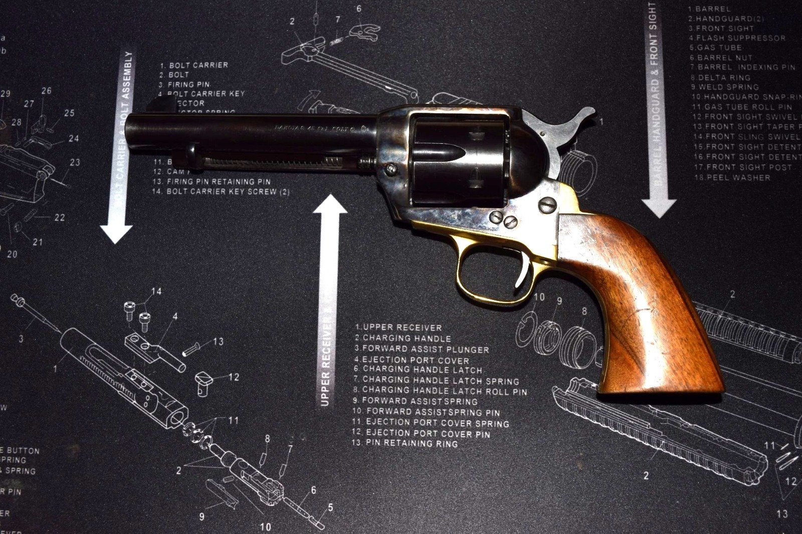 Hämmerli Single Action Revolver 5,5 Zoll 45 Colt – Bild 1