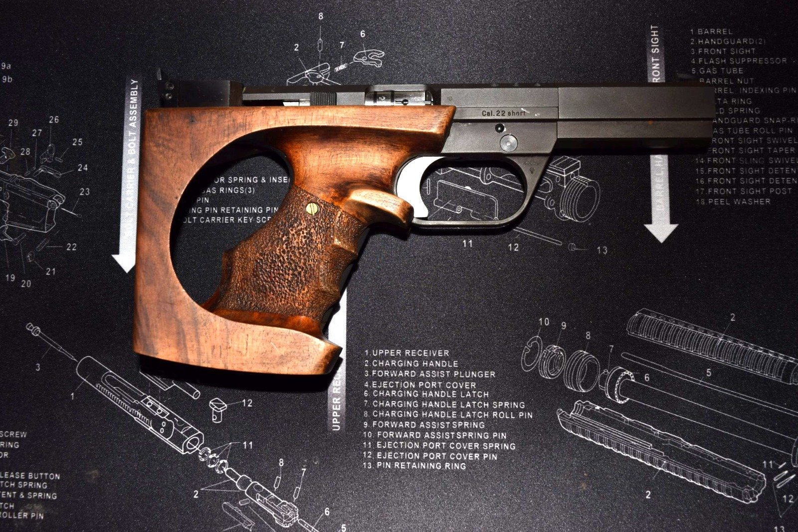Hämmerli Modell 232 22 Kurz Schnellfeuerpistole – Bild 2