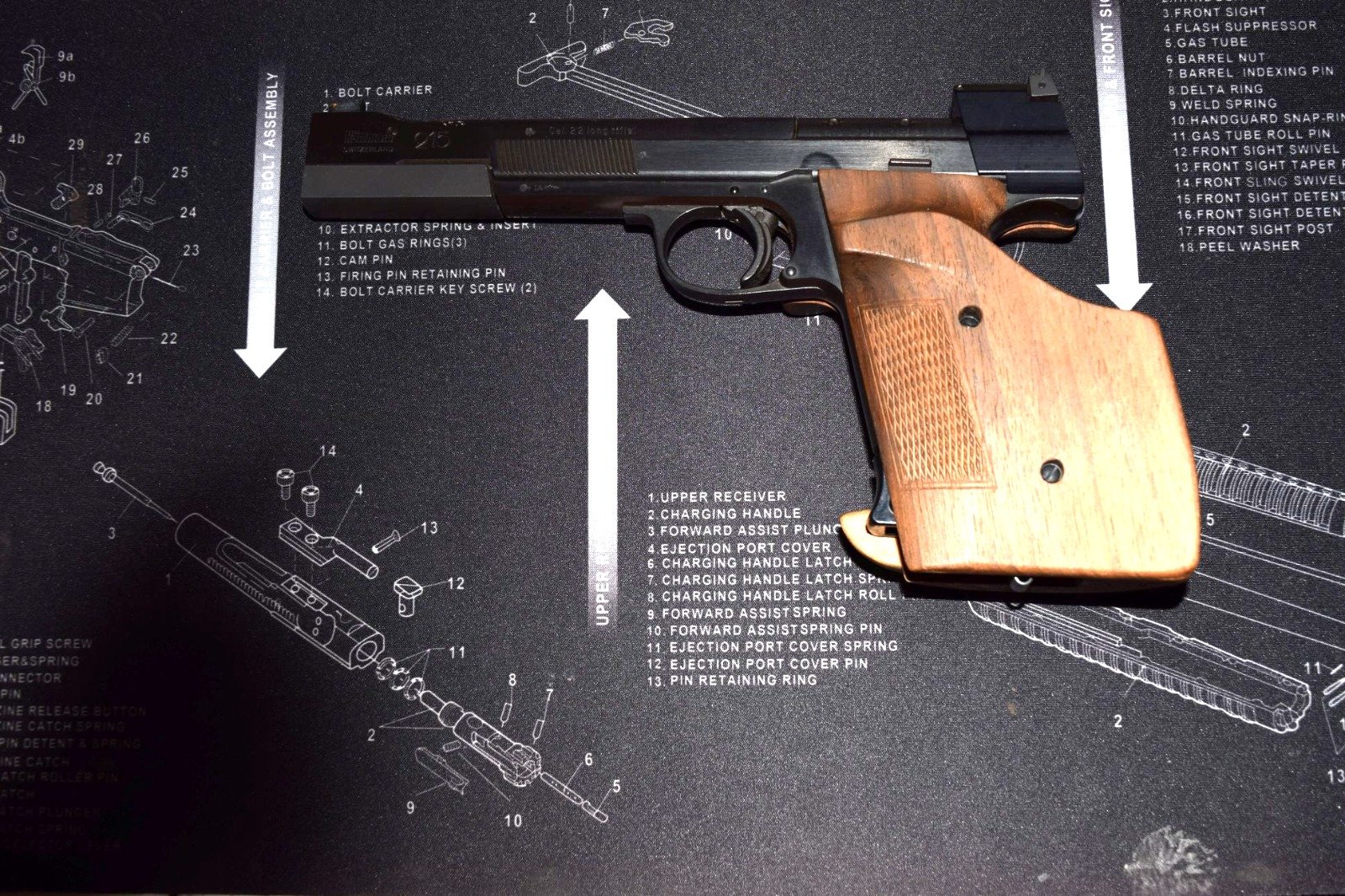 Hämmerli Modell 215 22 lr Sportpistole – Bild 1