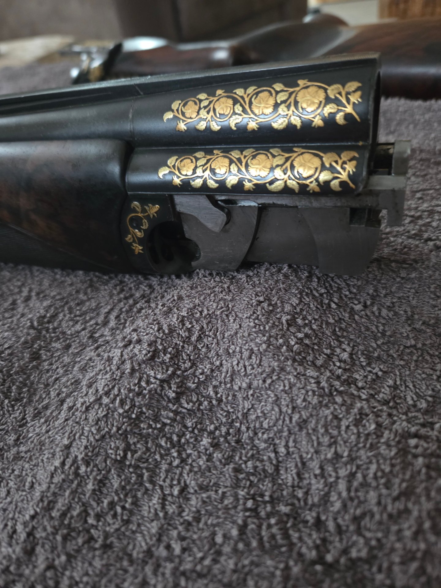Perazzi MX8 Bockflinte Kal. 12/70 Goldverziehrung einzelstück – Bild 4