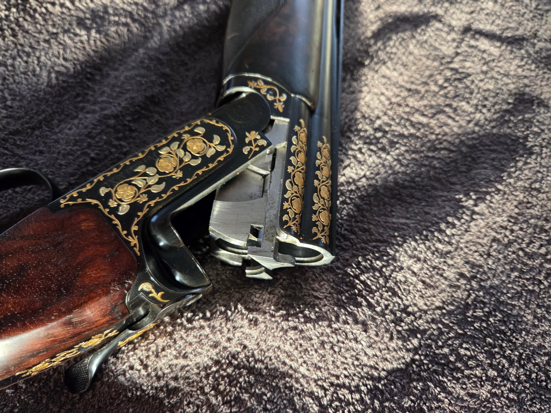Perazzi MX8 Bockflinte Kal. 12/70 Goldverziehrung einzelstück – Bild 3