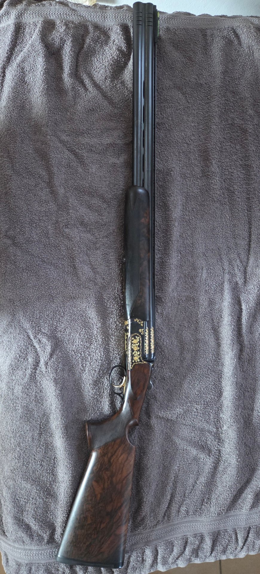 Perazzi MX8 Bockflinte Kal. 12/70 Goldverziehrung einzelstück – Bild 1