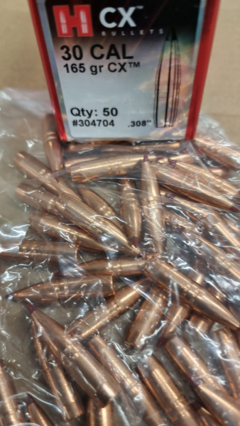 .30/165 grs CX Hornady Geschosse bleifrei 50 Stk. No. 304704 – Bild 1