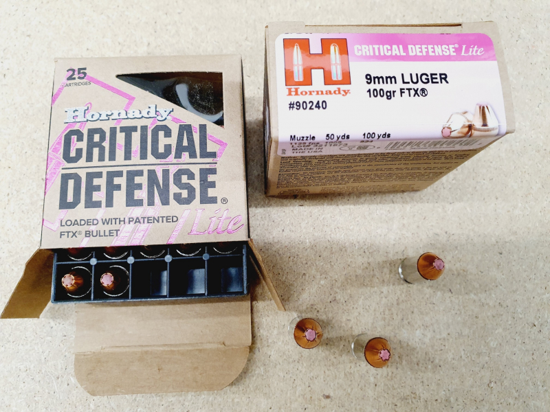 9mm/100grs FTX Hornady Critical Defence 25 Stk. #90240# – Bild 1