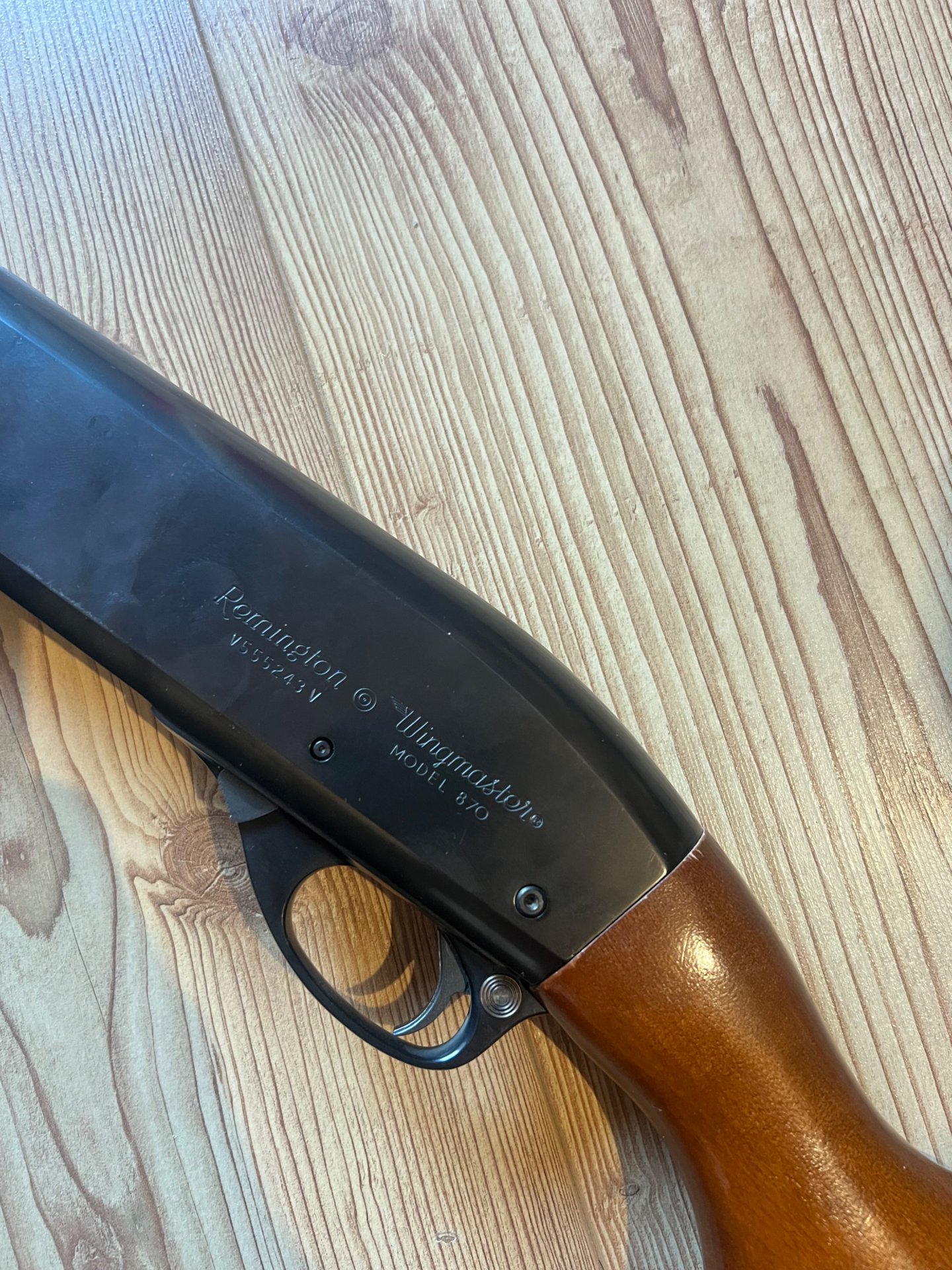 Remington Wingmaster Mod. 870 Kal. 12/70, Vorderschaftrepetierflinte Pumpgun – Bild 3
