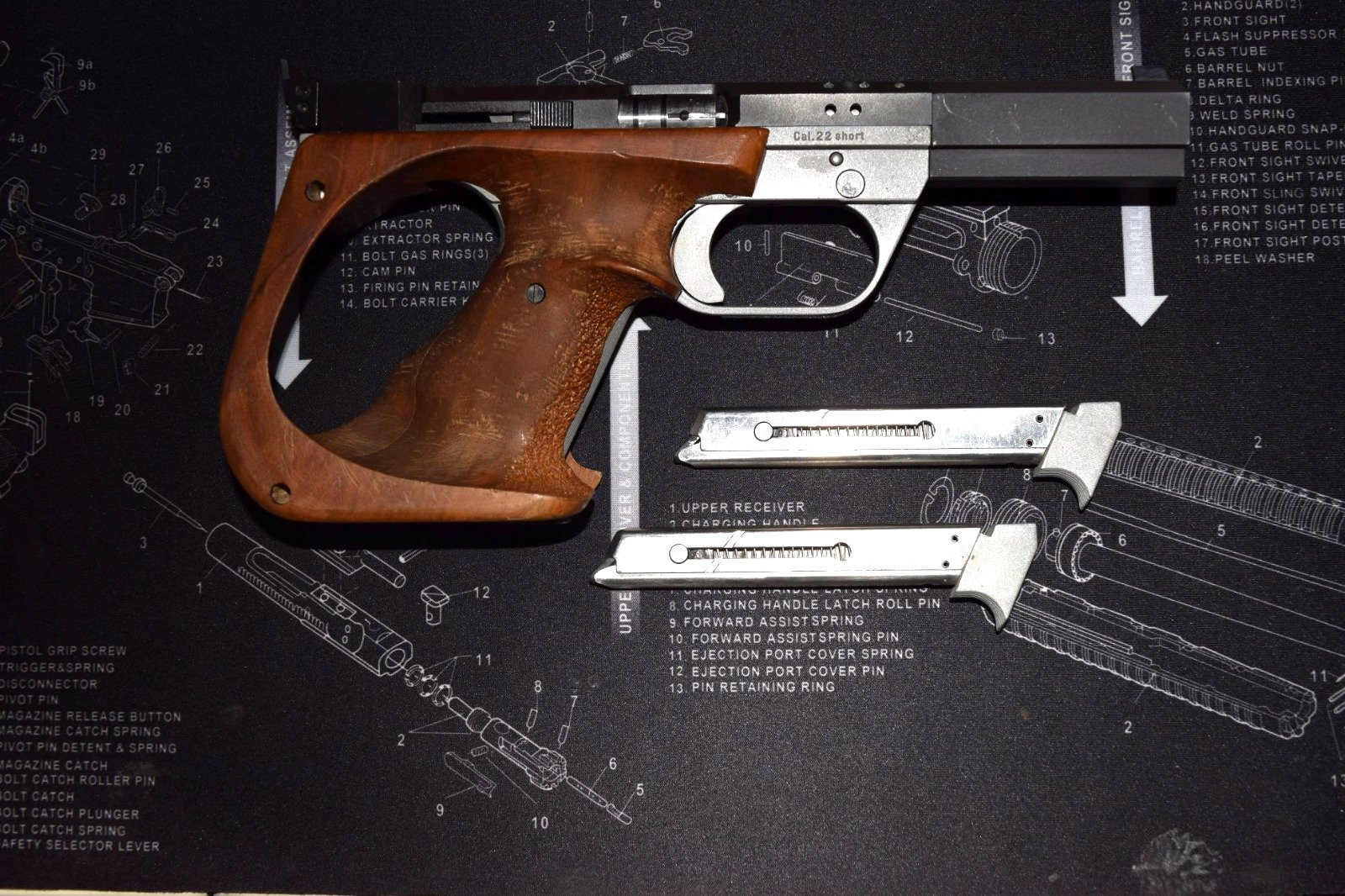 Hämmerli Modell 232 22 kurz Schnellfeuerpistole – Bild 2