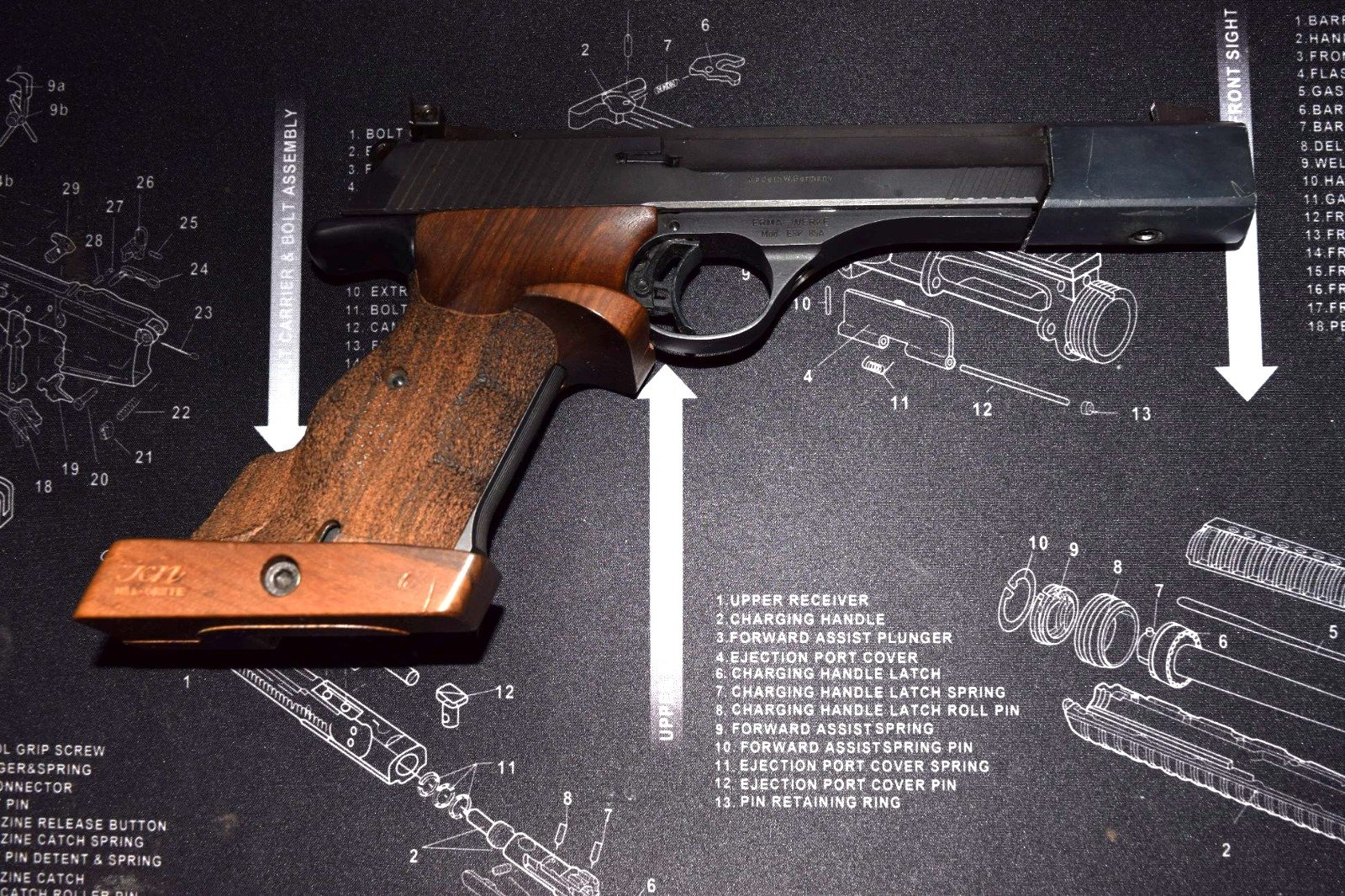 Erma ESP 85 A 32 S&W long Wadcutter – Bild 1