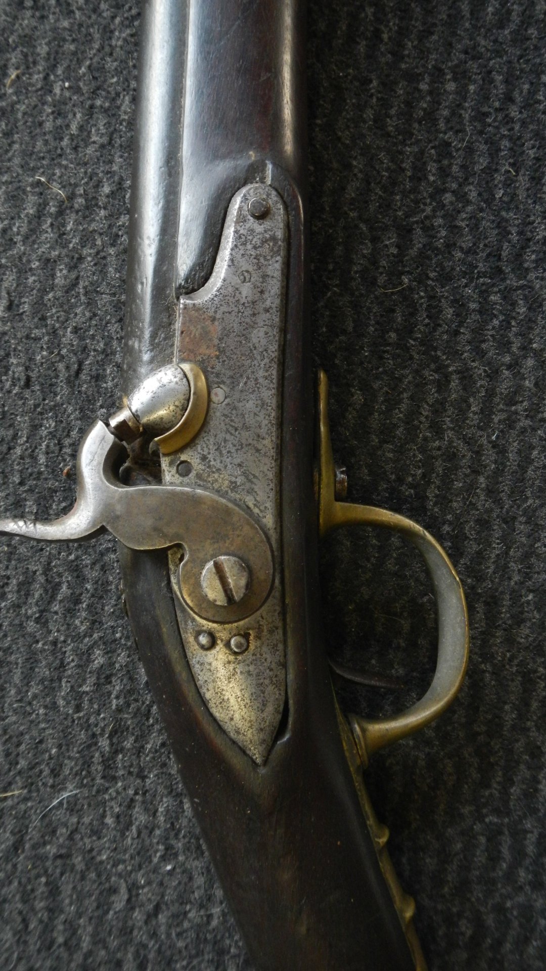 Vorderlader Perkussion Karabiner Kavallerie vermutlich Frankreich von Steinschloß Aptiert – Bild 2