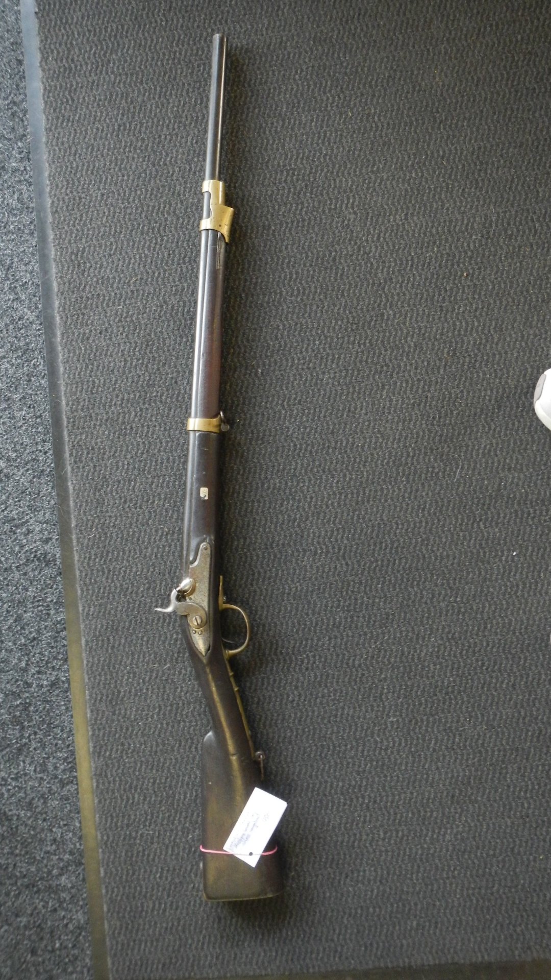 Vorderlader Perkussion Karabiner Kavallerie vermutlich Frankreich von Steinschloß Aptiert – Bild 1