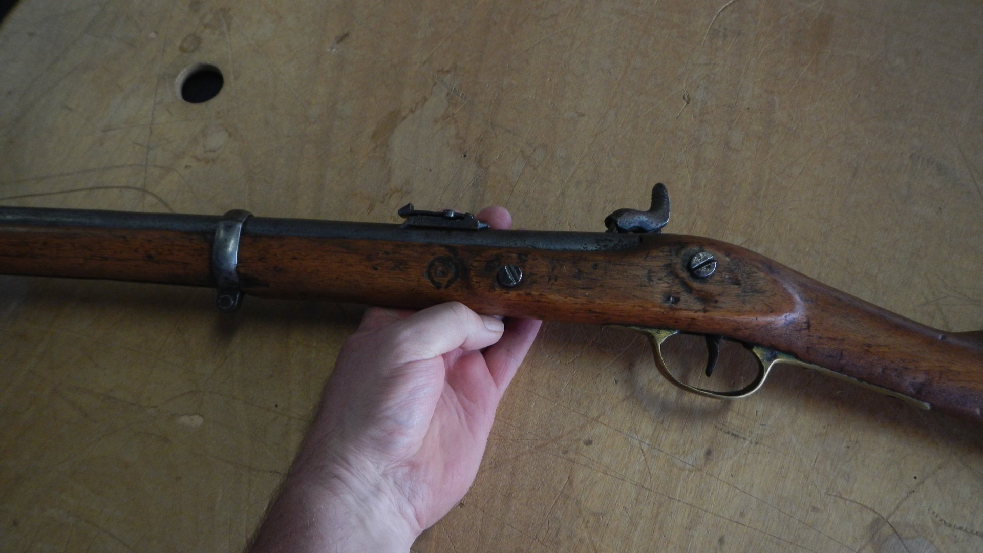 Vorderlader Perkussion Karabiner Artillerie vermutlich Deutsch um 1830 – Bild 5