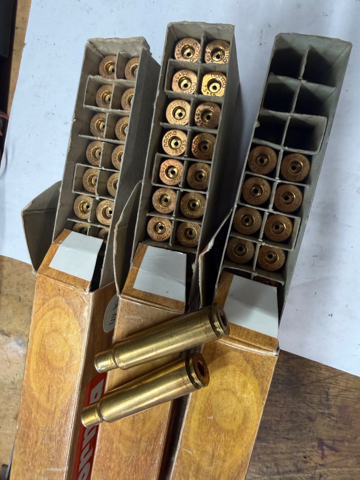 Originale Hülsen 7,5x55 Norma – Bild 2