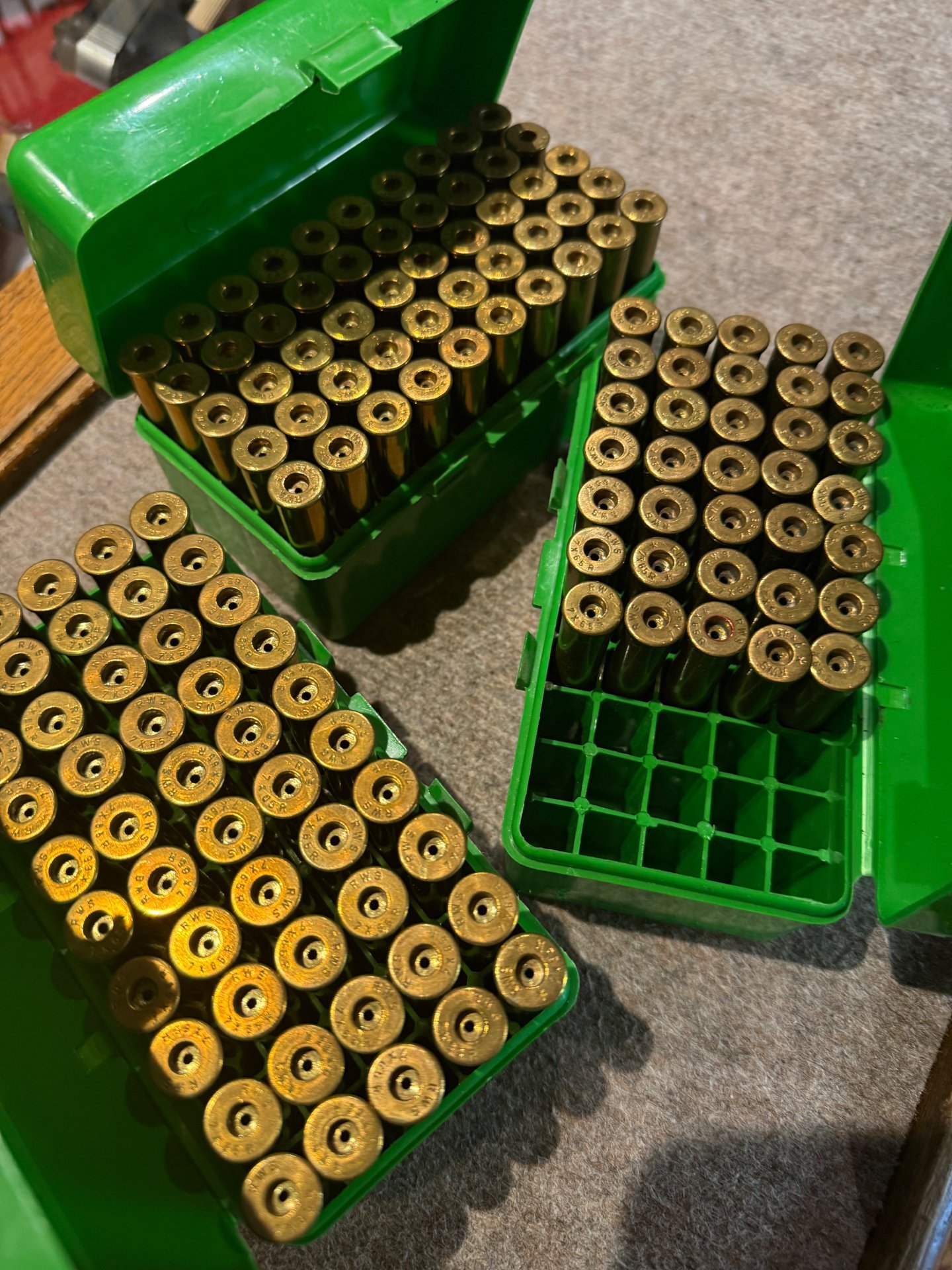 Hülsen RWS 7x65 R mit 3x Case Guard 50 für kleine Kal zb .22Hornet 7,62x39 usw. – Bild 1