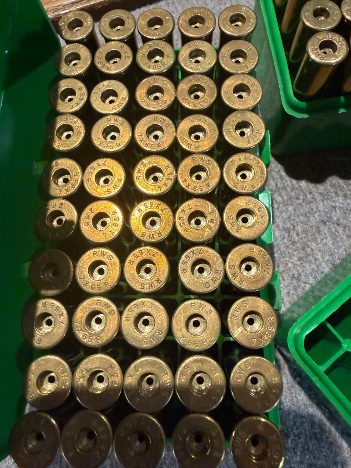 Hülsen RWS 7x65 R mit 3x Case Guard 50 für kleine Kal zb .22Hornet 7,62x39 usw. – Bild 2