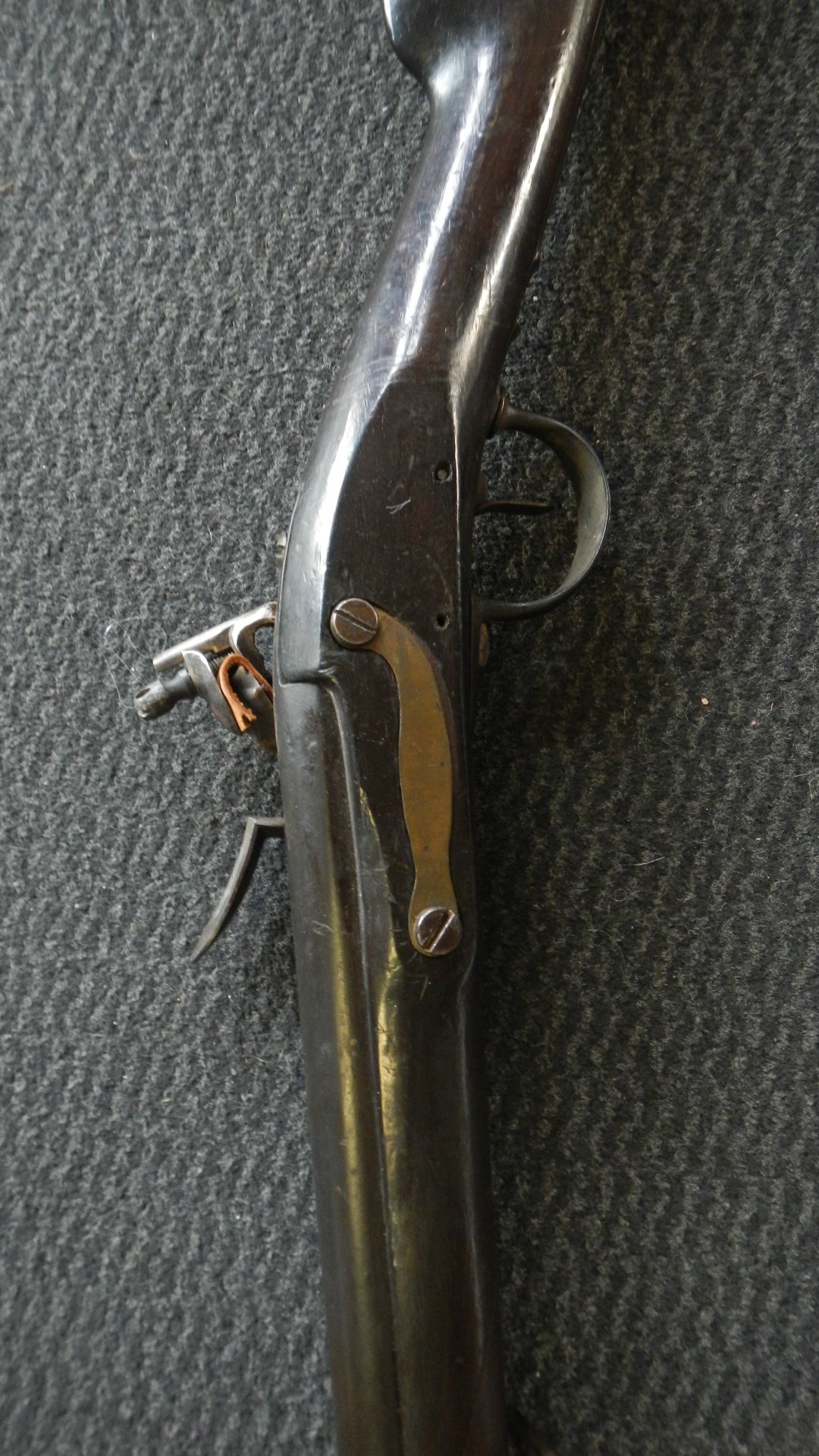 Vorderlader Steinschloß Kavallerie Karabiner Frankreich 1877 Charleville An IX Ladestock fehlt – Bild 4