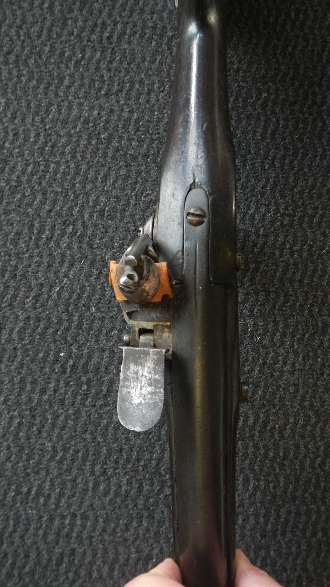 Vorderlader Steinschloß Kavallerie Karabiner Frankreich 1877 Charleville An IX Ladestock fehlt – Bild 5