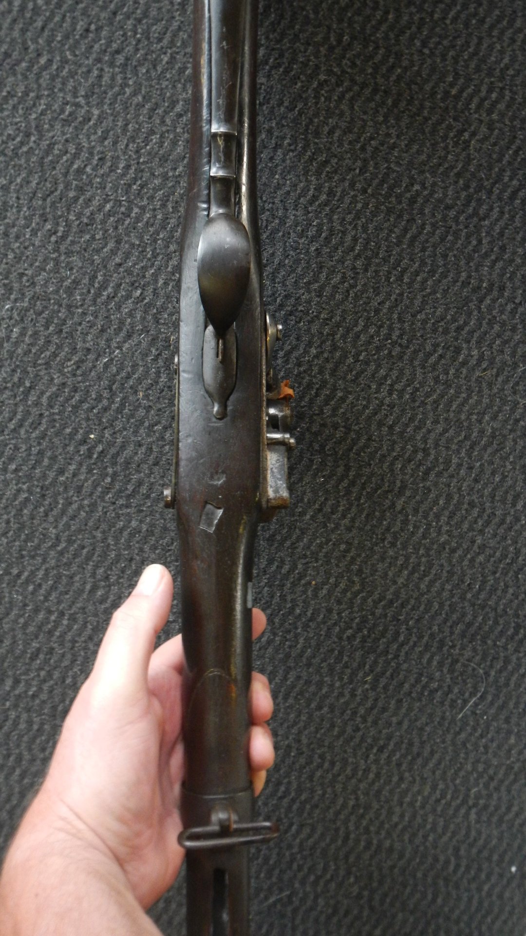 Vorderlader Steinschloß Kavallerie Karabiner Frankreich 1877 Charleville An IX Ladestock fehlt – Bild 6