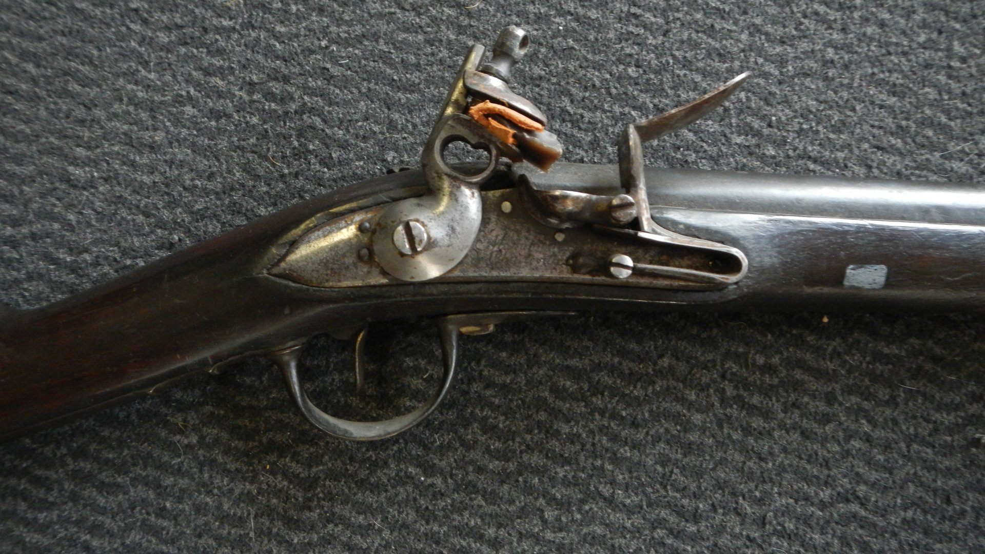Vorderlader Steinschloß Kavallerie Karabiner Frankreich 1877 Charleville An IX Ladestock fehlt – Bild 2