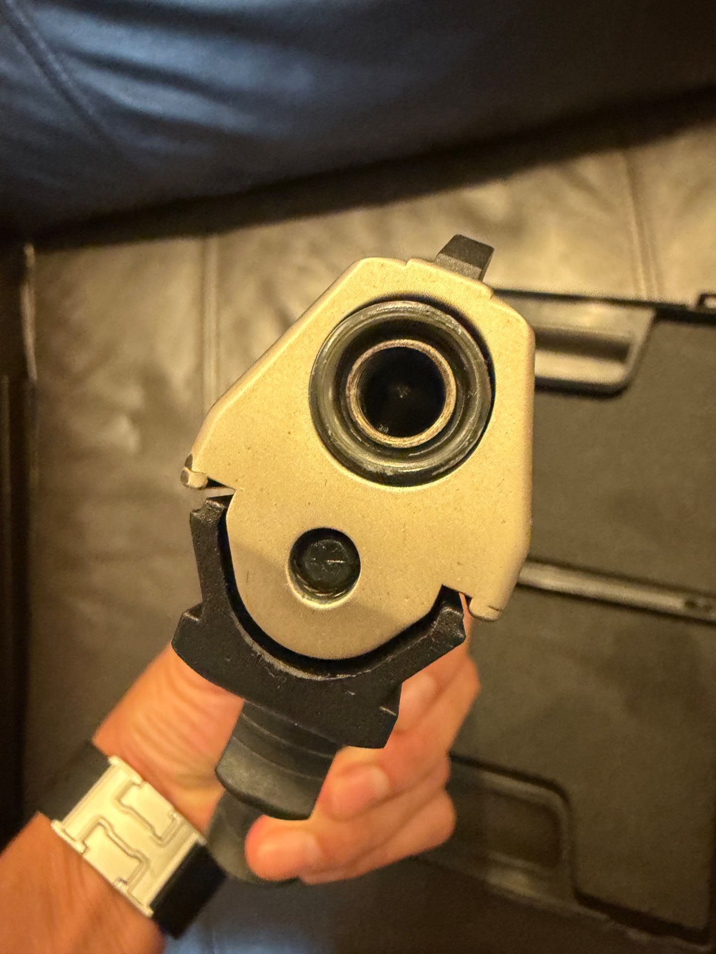 Walther P99 Schreckschuss Pistole 9mm P.A. bicolor vernickelt – Bild 3