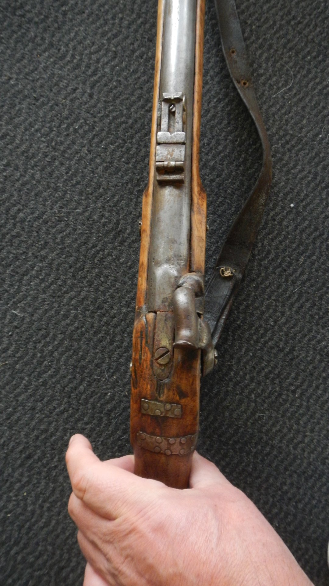 Vorderlader Perkussion Gewehr Österreich 1840er Jahre unter Leopold Werndl mehrfach gestempelt – Bild 4