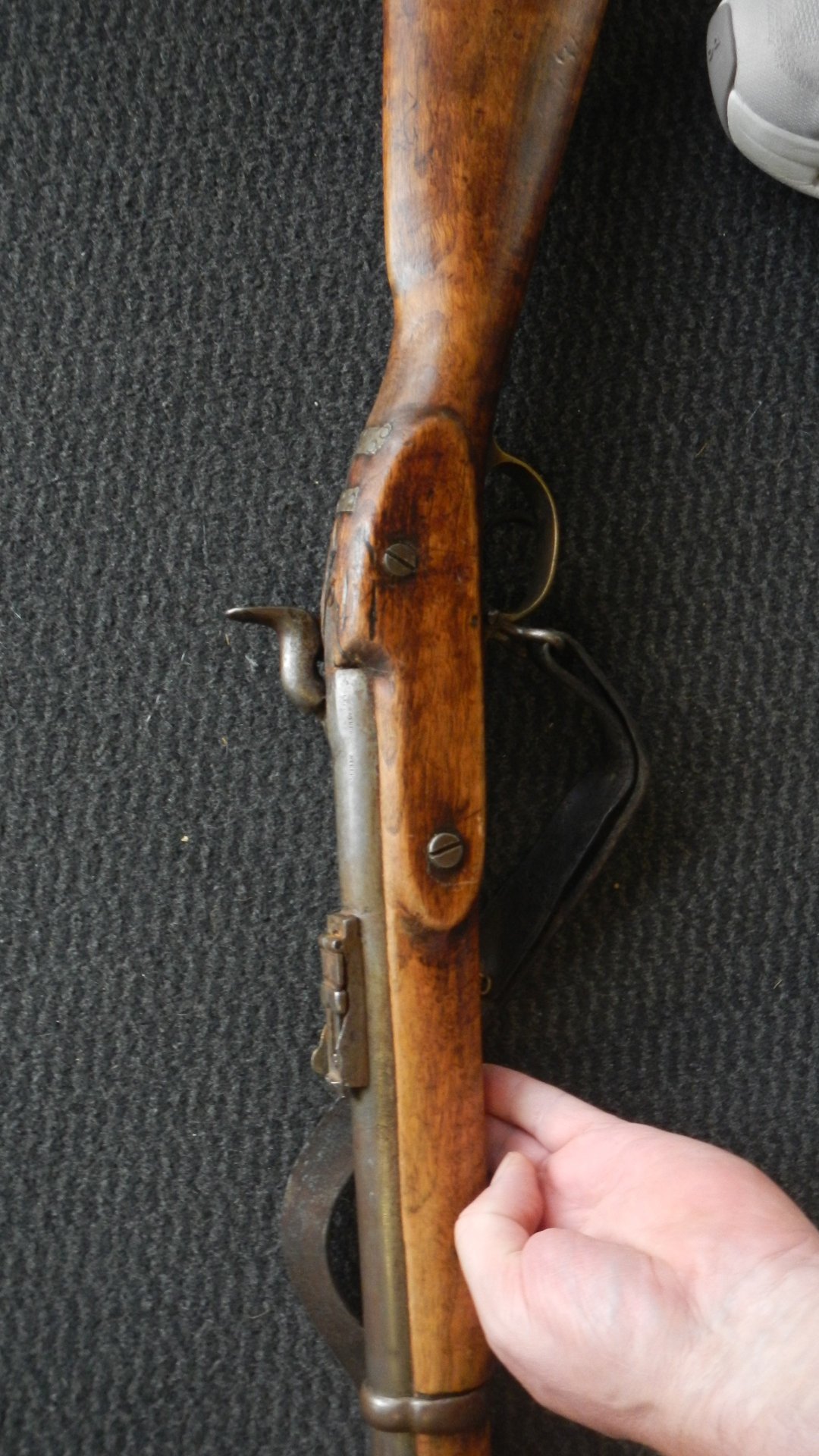 Vorderlader Perkussion Gewehr Österreich 1840er Jahre unter Leopold Werndl mehrfach gestempelt – Bild 5