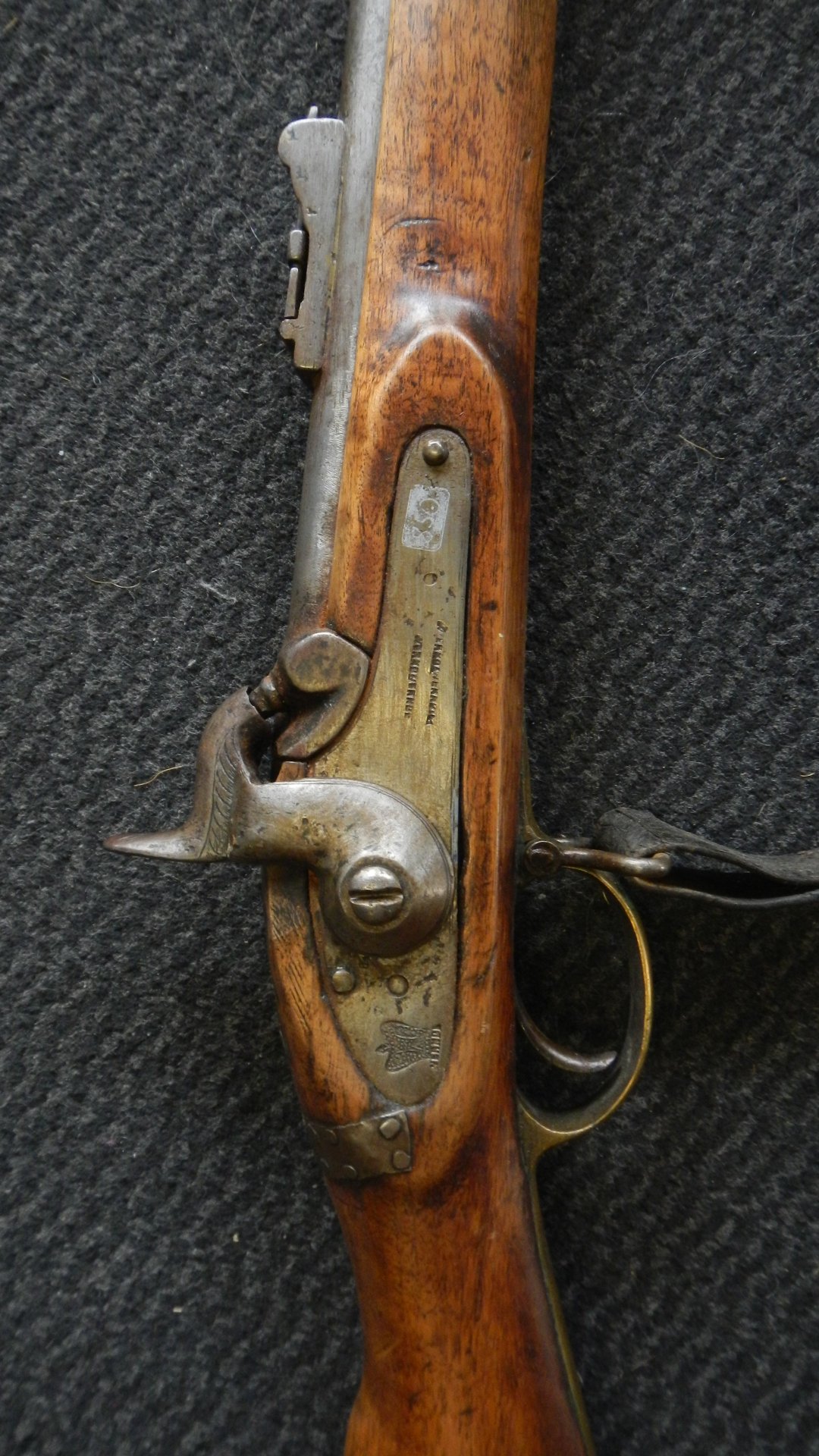 Vorderlader Perkussion Gewehr Österreich 1840er Jahre unter Leopold Werndl mehrfach gestempelt – Bild 2