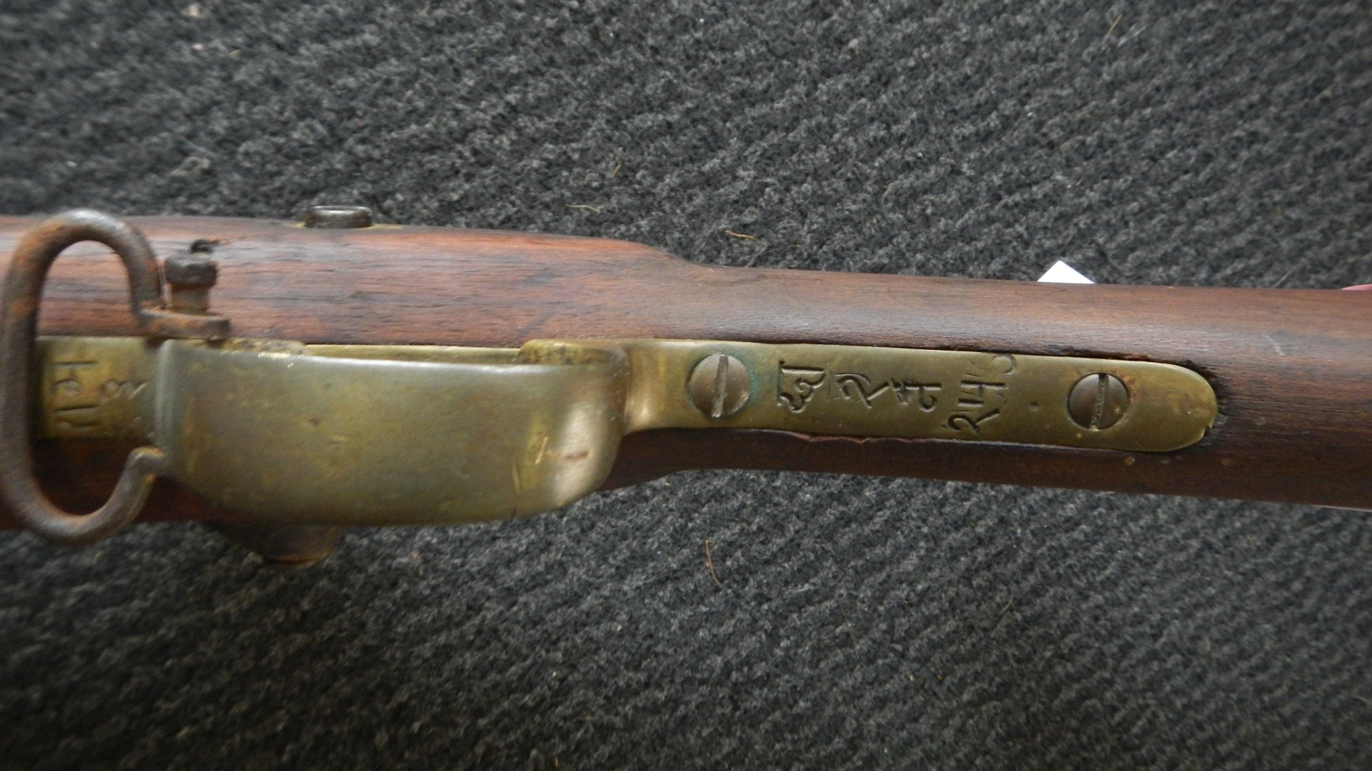 Vorderlader Perkussion Gewehr England für Asien Kein schöner Zustand im Laufinneren – Bild 6