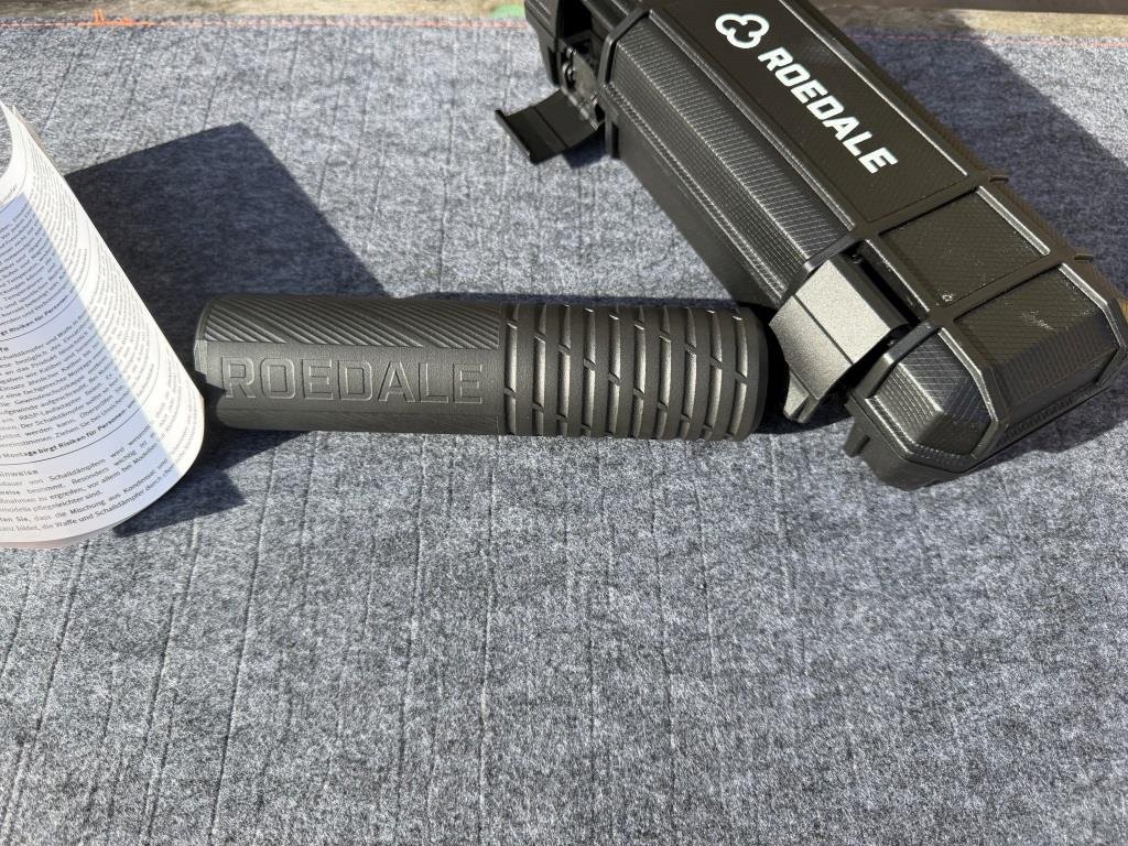 Schalldämpfer Roedale Ti 48 3D gedruckt aus Titan neuwertig mit Rasp Lock Adapter Kaliber 8,5-9,5 – Bild 1