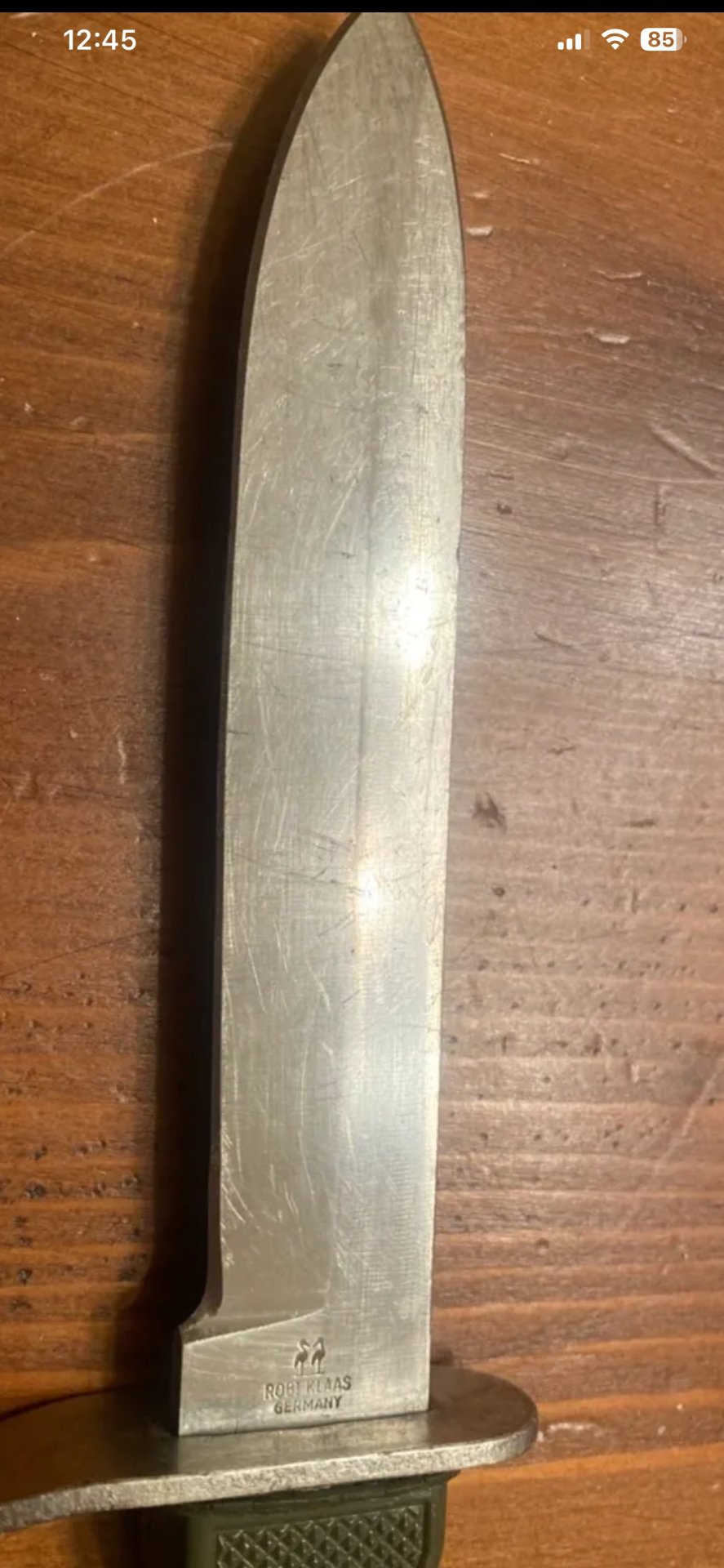 BW Kampfmesser M68 Herst. Rob.Klaas - Original – Bild 5