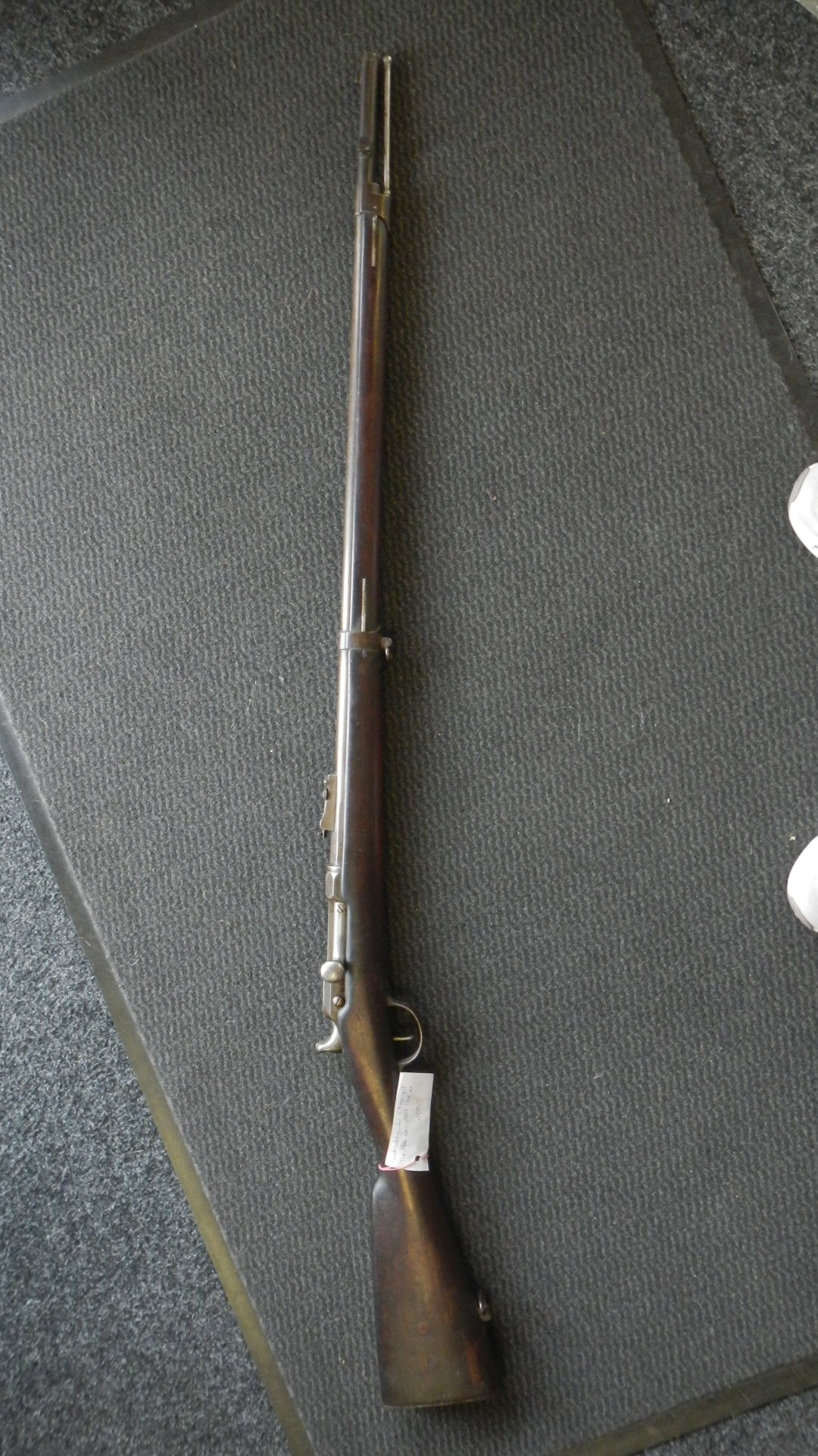 Frankreich Zündnadel Gewehr Chassepot MLe 1866 von 1867 Kaliber 11 Sauberer Lauf guter Zustand – Bild 1