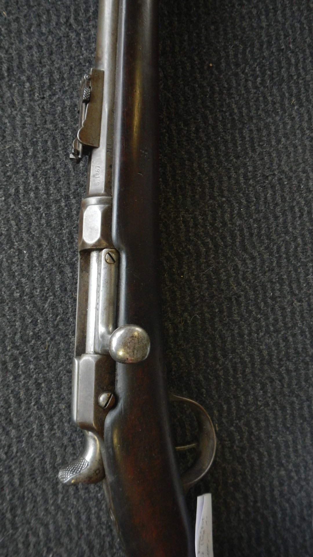 Frankreich Zündnadel Gewehr Chassepot MLe 1866 von 1867 Kaliber 11 Sauberer Lauf guter Zustand – Bild 2