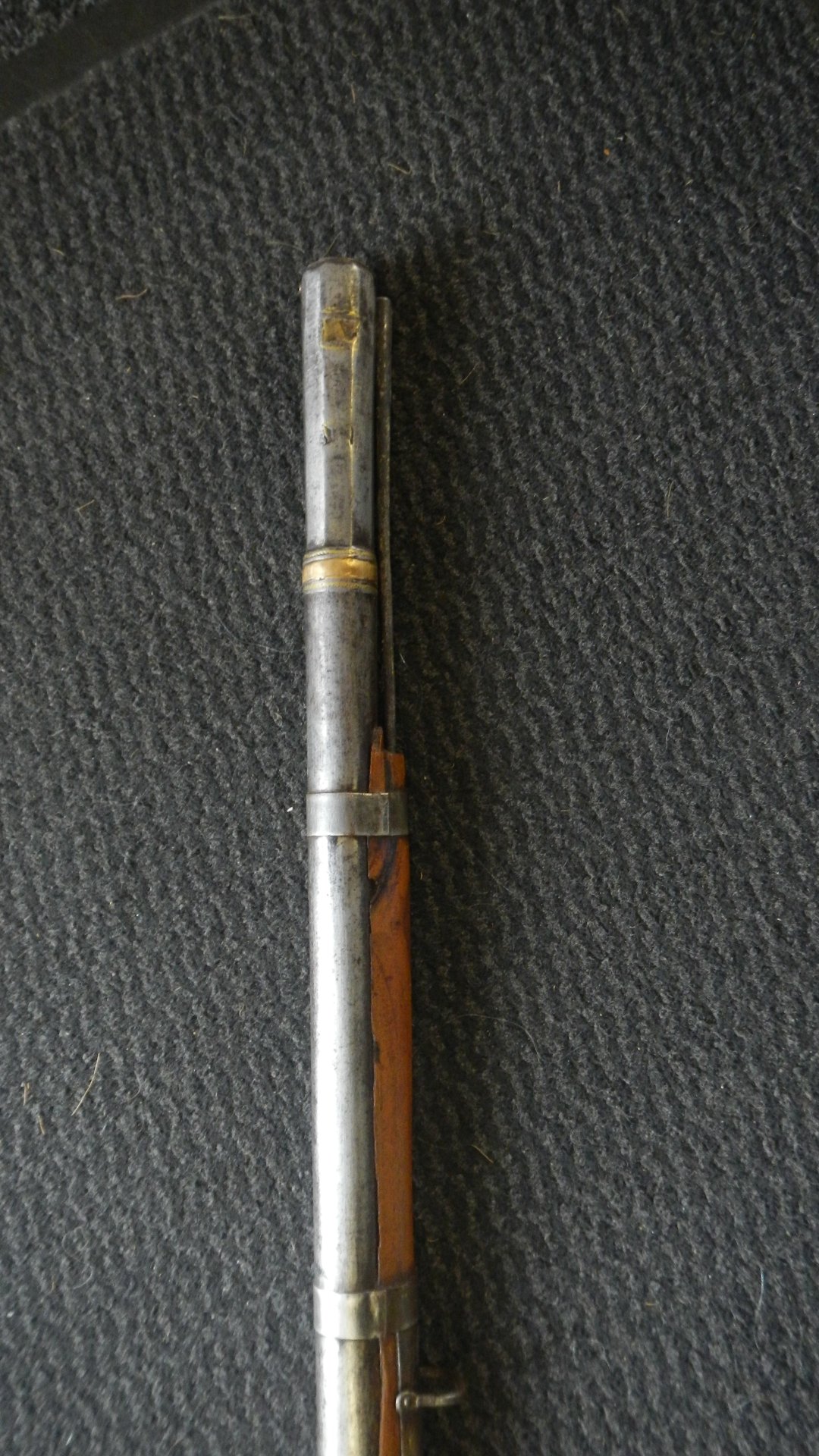 Original Luntenschloss Muskete vermutlich Asien Abzug funktioniert 145cm – Bild 4