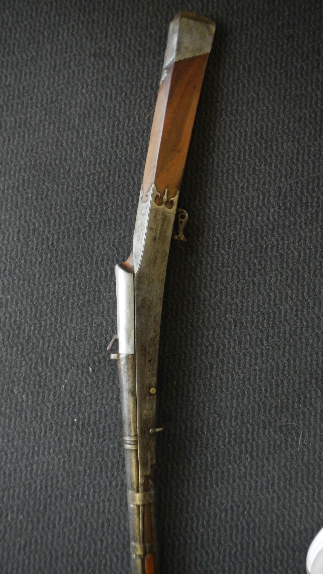 Original Luntenschloss Muskete vermutlich Asien Abzug funktioniert 145cm – Bild 5