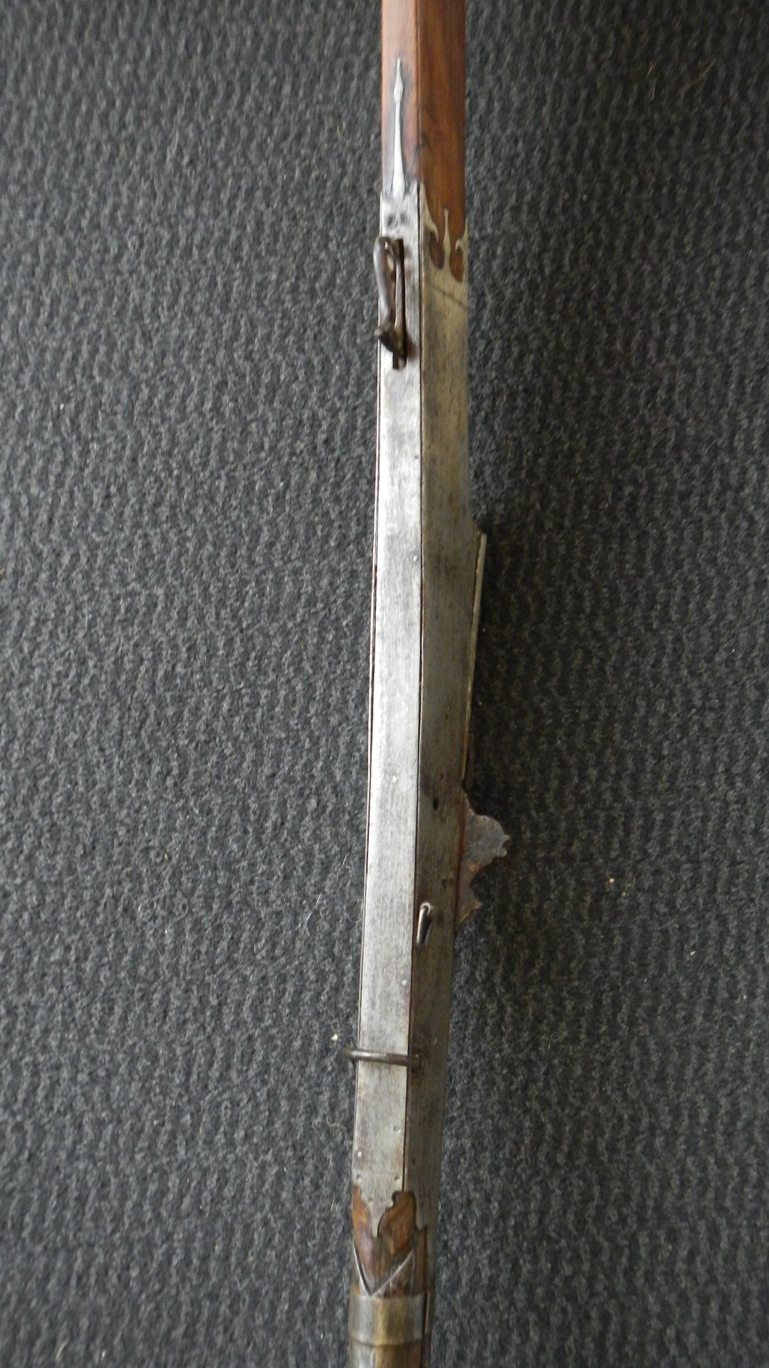 Original Luntenschloss Muskete vermutlich Asien Abzug funktioniert 145cm – Bild 6