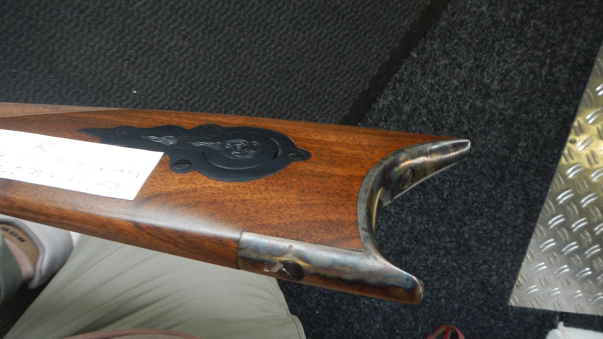 Perkussion Gewehr Wesson Rifle Kaliber 45 Palmetto Brescia Italien Topzustand Replika – Bild 6