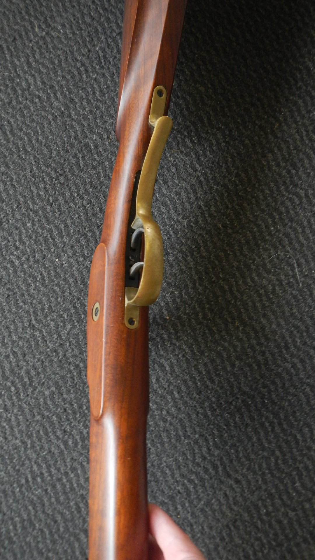 Perkussion Gewehr Hawken Rifle Kaliber 45 Firma RI Made in Italien Topzustand Replika – Bild 6