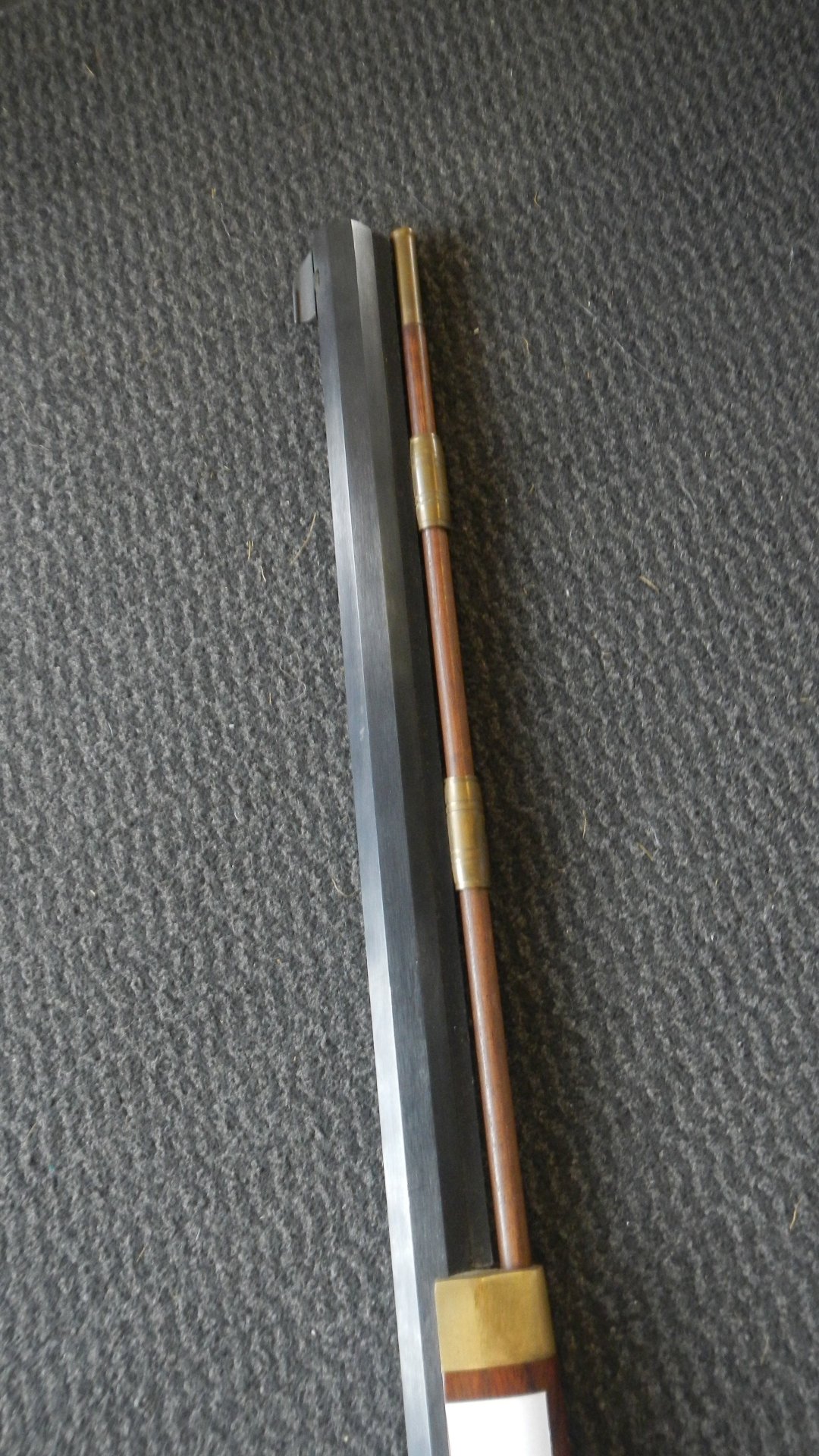 Perkussion Gewehr Hawken Rifle Kaliber 45 Firma RI Made in Italien Topzustand Replika – Bild 3