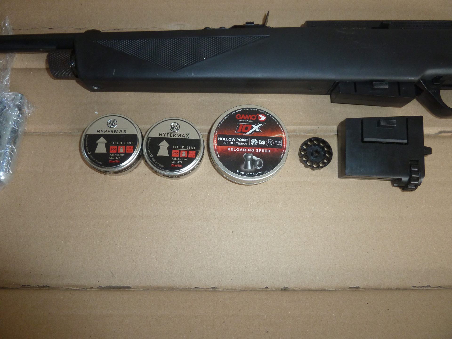 CO2 Luftgewehr Crosman 1077 RepeatAir Kunststoffschaft schwarz Kaliber 4,5 mm Diabolo – Bild 2