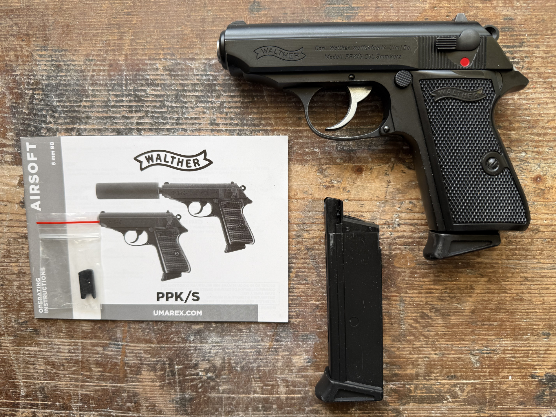 Full Set Walther PPK/S von Umarex in 6mmBB Blowback – Bild 1