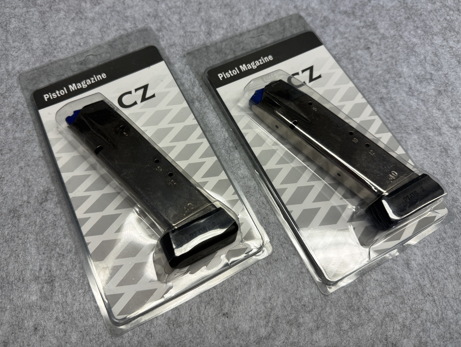 2 Stück CZ Shadow II Magazine Kaliber 9mm Luger 19 Schuss – Bild 1