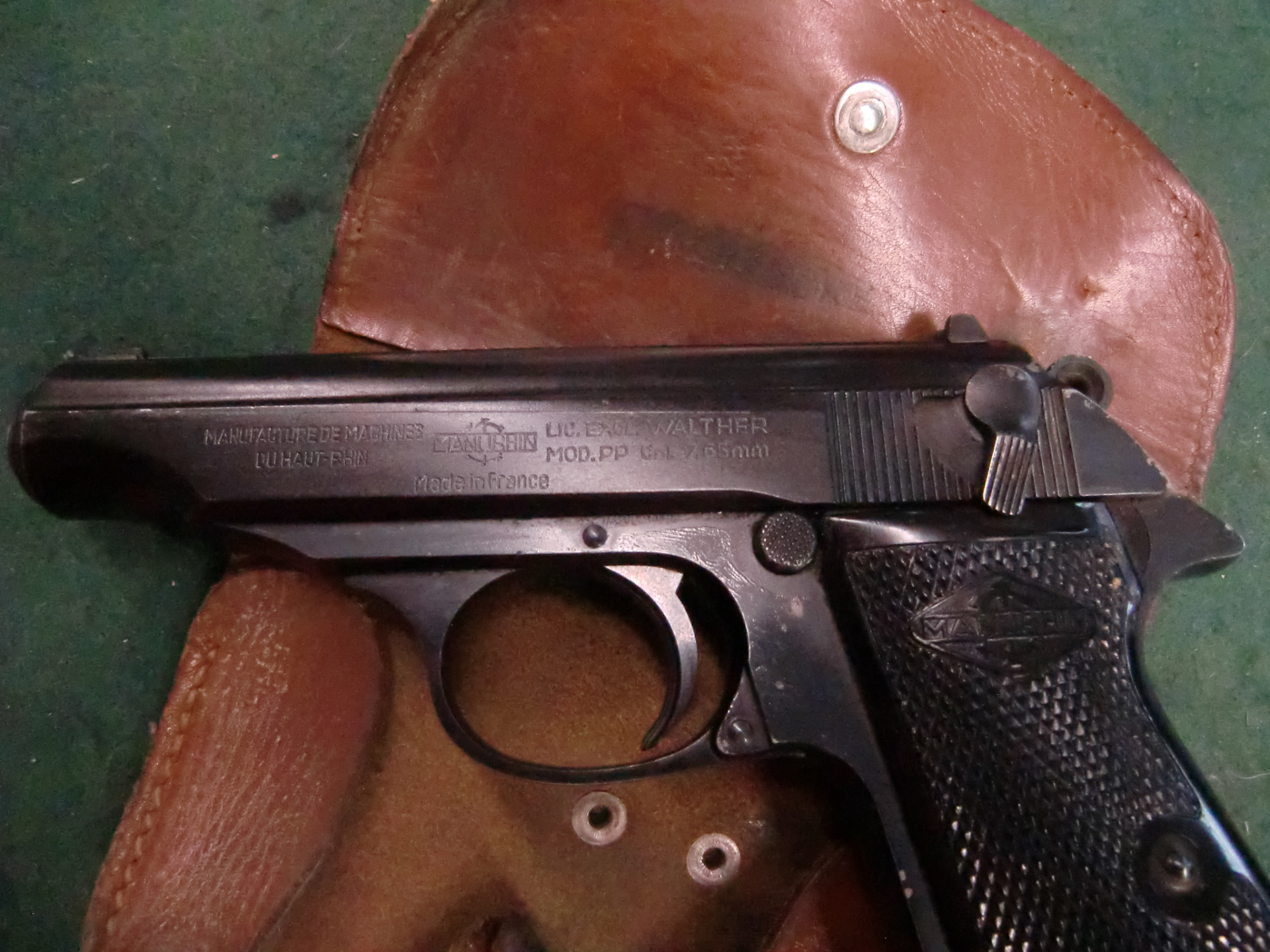 WALTHER PP Manurhin Lizenz **schwedische Polzei TILLHOR POLISEN 7,65Br mit Holster – Bild 4
