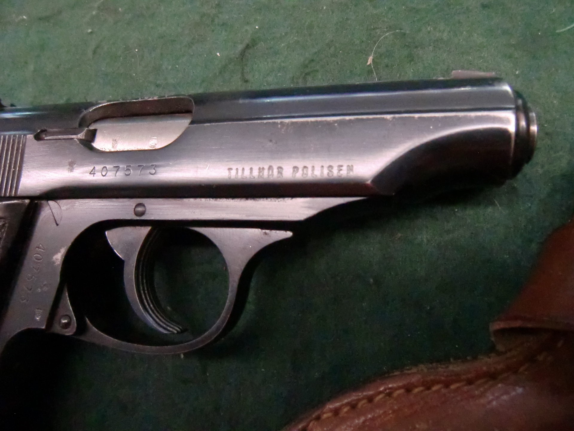 WALTHER PP Manurhin Lizenz **schwedische Polzei TILLHOR POLISEN 7,65Br mit Holster – Bild 3