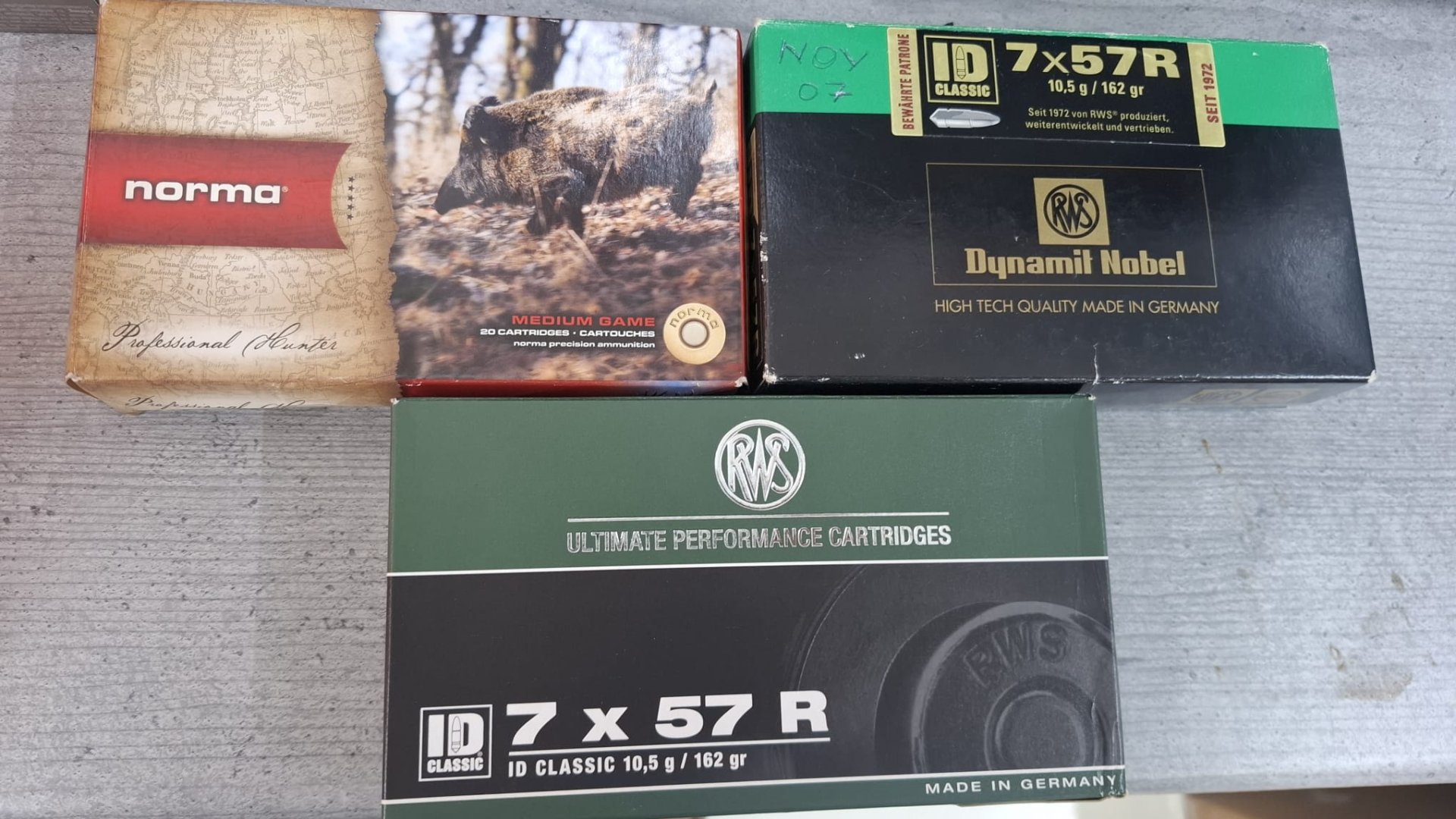 7x57R Munition RWS KS DK EVO Norma etc – Bild 1