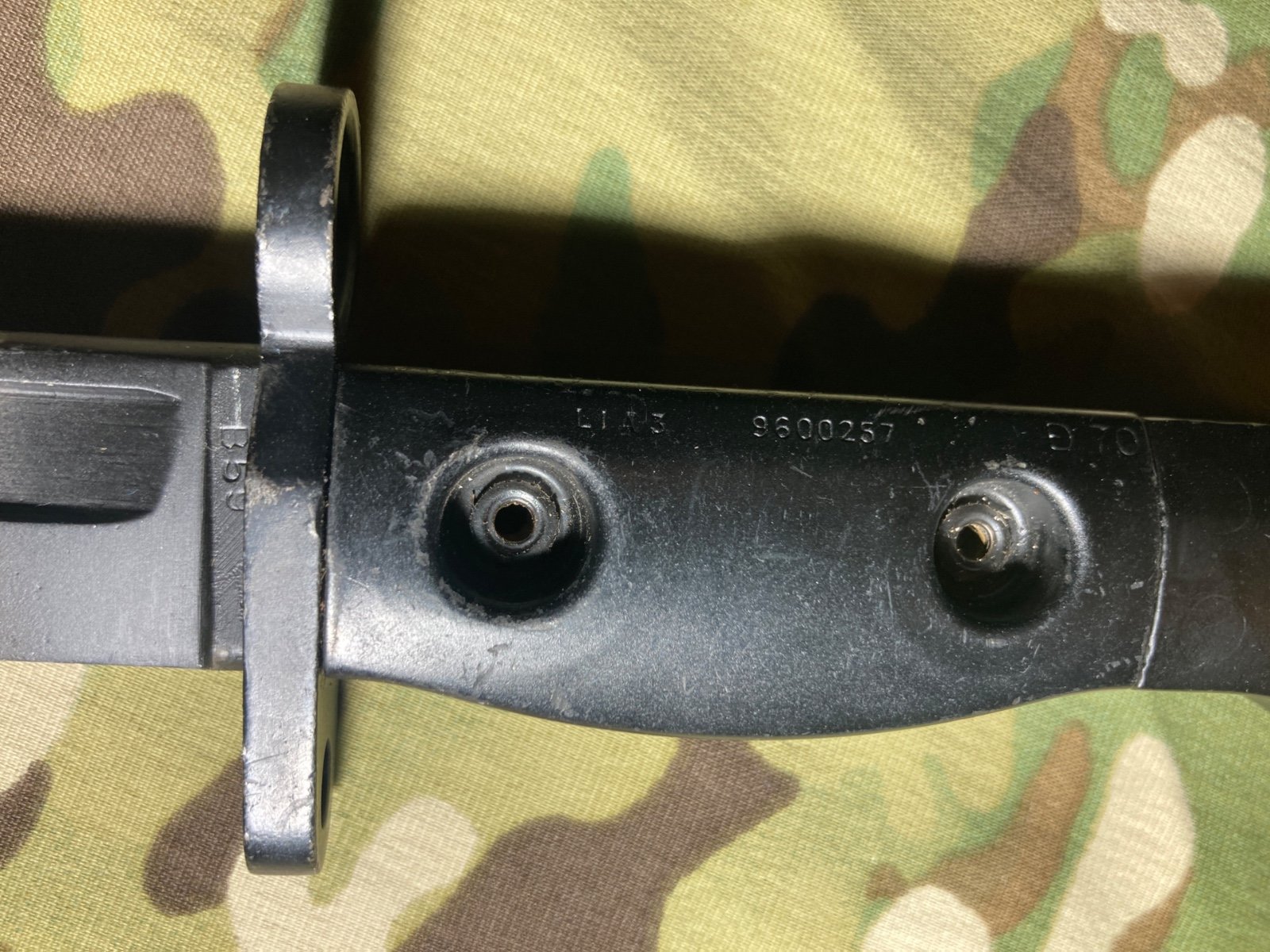 British Army Enfield L1A3 Bayonet Bajonett für L1A1 1970 – Bild 4