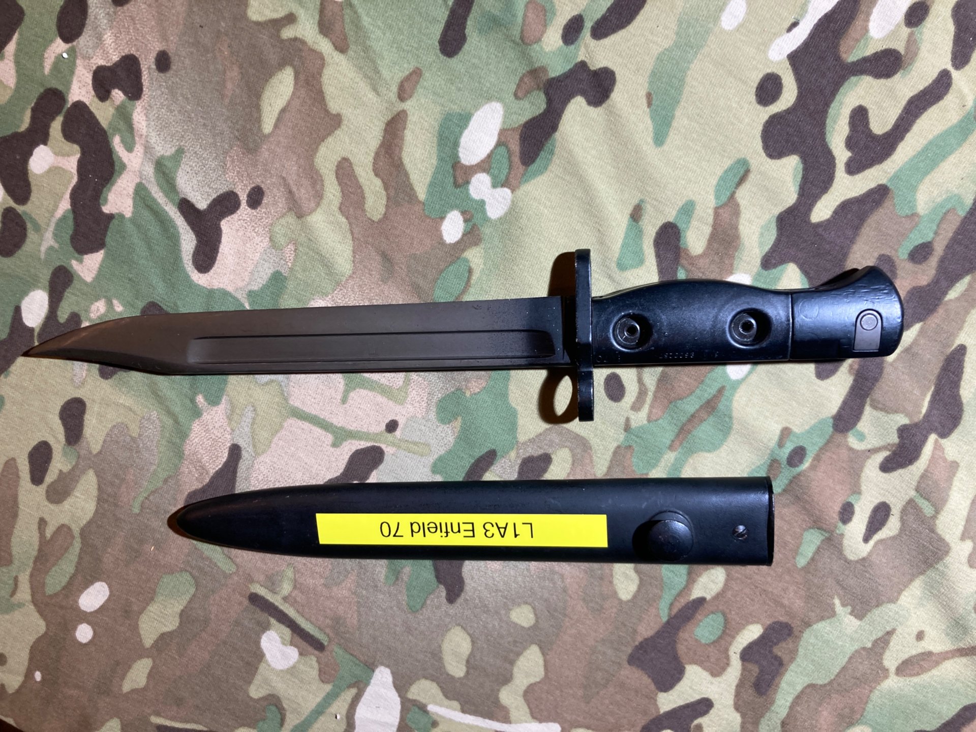 British Army Enfield L1A3 Bayonet Bajonett für L1A1 1970 – Bild 2