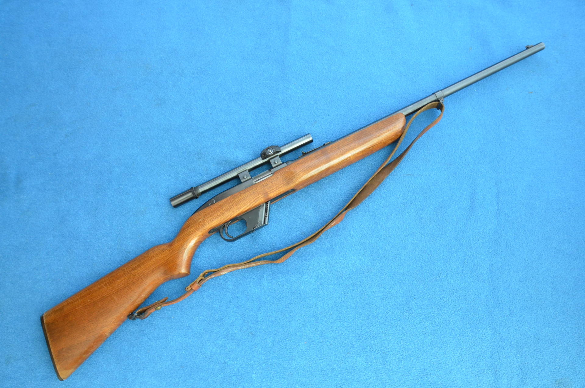 SCHÖNE SELBSTLADEBÜCHSE WINCHESTER MOD. 77 .22LR MIT ZF – Bild 1