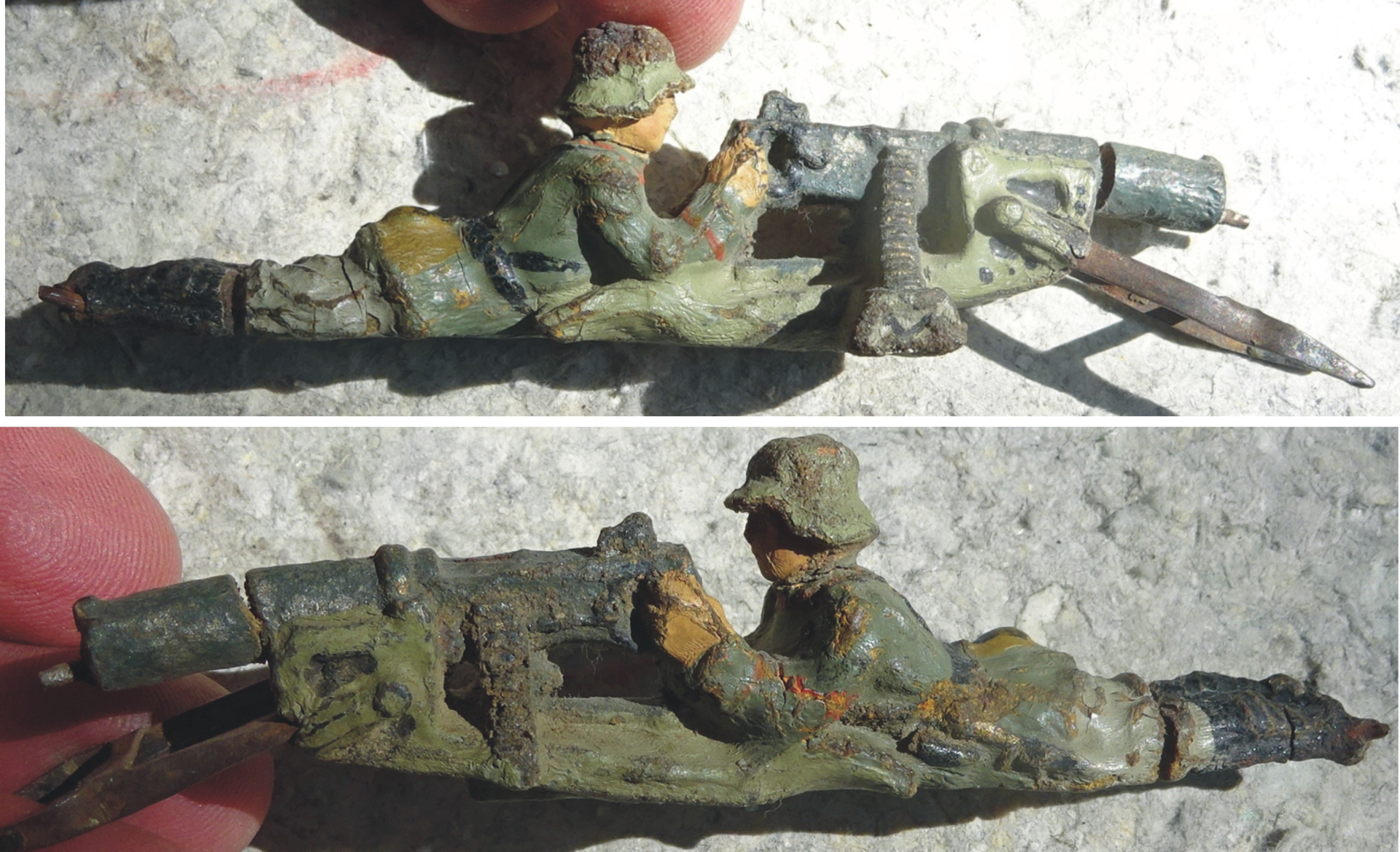 Orig. Lineol-Figur MG-Schütze – Bild 1